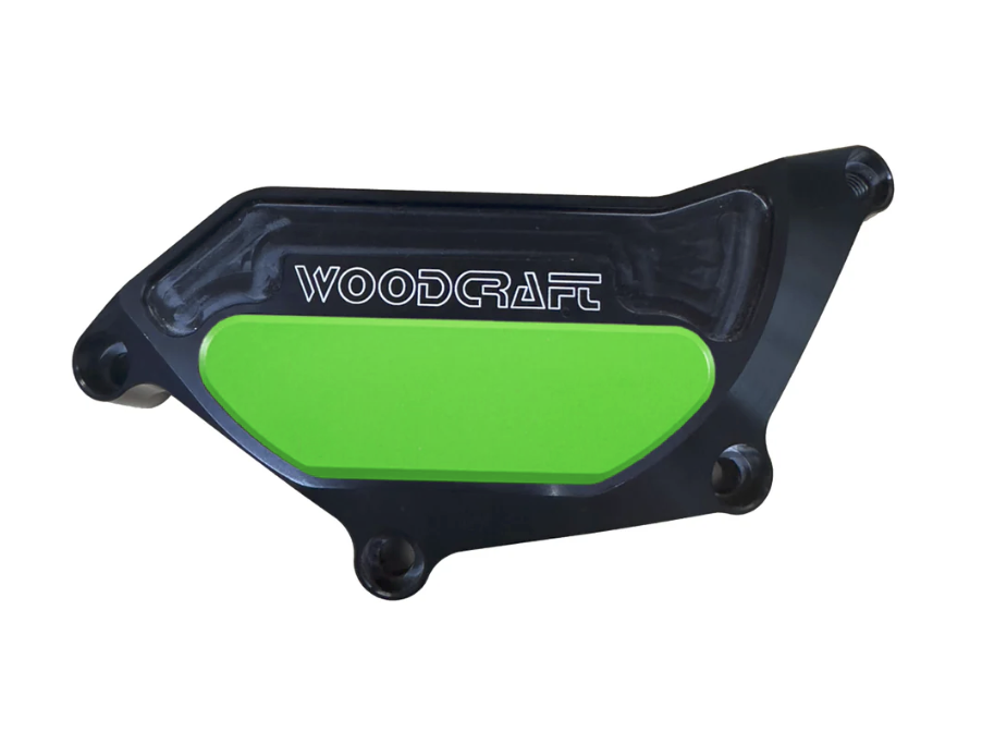 Woodcraft LH Stator Cover Protector w/ Skid Plate - Suzuki GSX-8 S/R